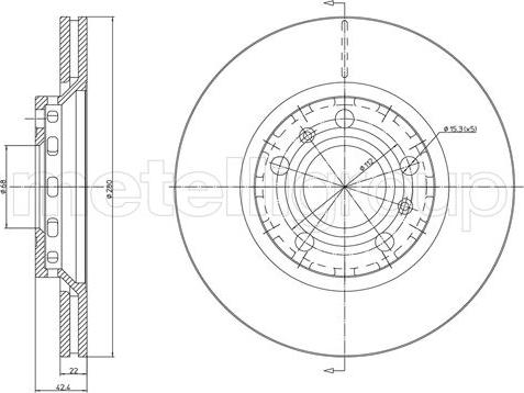 Cifam 800-1126C - Disque de frein cwaw.fr