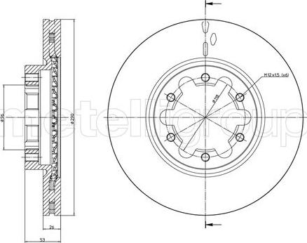 Cifam 800-1178 - Disque de frein cwaw.fr