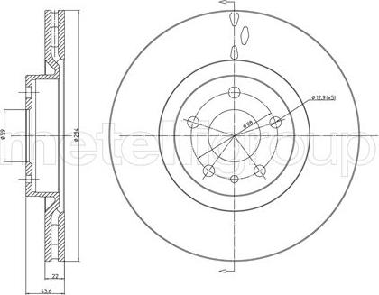 Cifam 800-183C - Disque de frein cwaw.fr