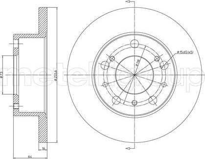 Cifam 800-134 - Disque de frein cwaw.fr