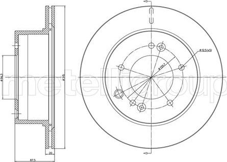 Cifam 800-1354C - Disque de frein cwaw.fr