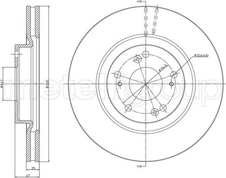 Cifam 800-1356C - Disque de frein cwaw.fr