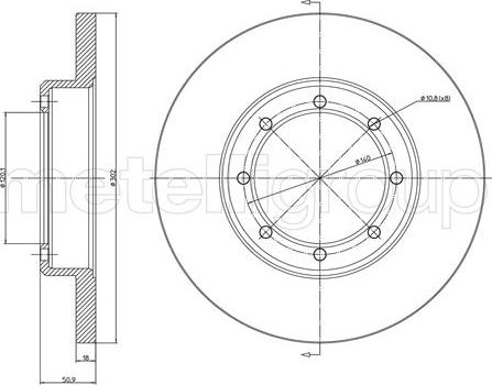 Cifam 800-1385C - Disque de frein cwaw.fr