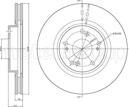 Cifam 800-1324C - Disque de frein cwaw.fr