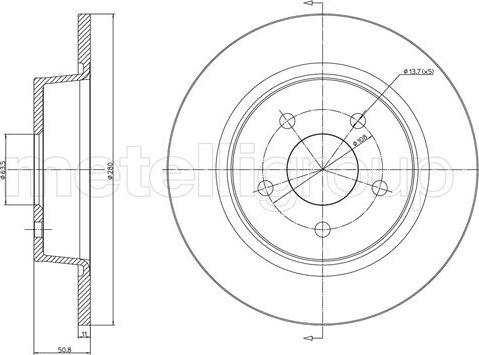 Cifam 800-1251C - Disque de frein cwaw.fr