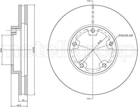 Cifam 800-1201 - Disque de frein cwaw.fr