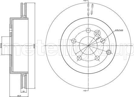 Cifam 800-1219C - Disque de frein cwaw.fr