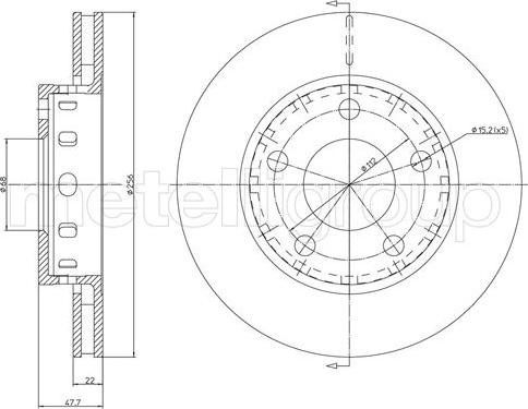 Cifam 800-1210C - Disque de frein cwaw.fr