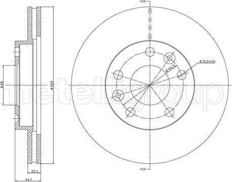 Cifam 800-1288C - Disque de frein cwaw.fr