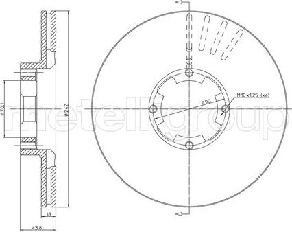 Cifam 800-173 - Disque de frein cwaw.fr