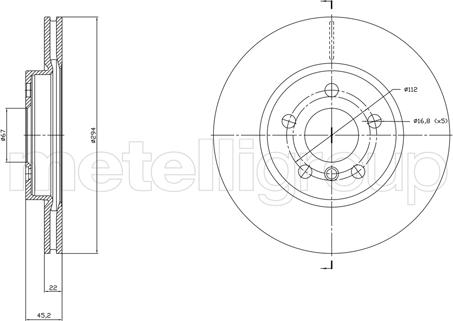 Cifam 800-1772C - Disque de frein cwaw.fr