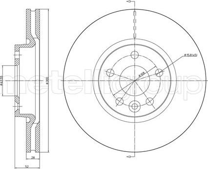 Cifam 800-896C - Disque de frein cwaw.fr