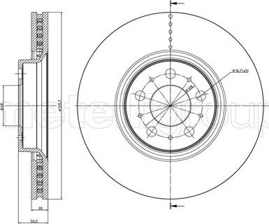 Cifam 800-847C - Disque de frein cwaw.fr