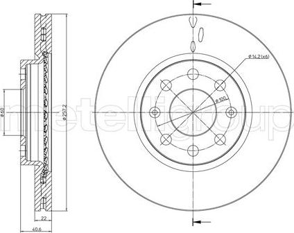 Cifam 800-835C - Disque de frein cwaw.fr