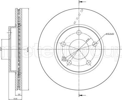 Cifam 800-831C - Disque de frein cwaw.fr