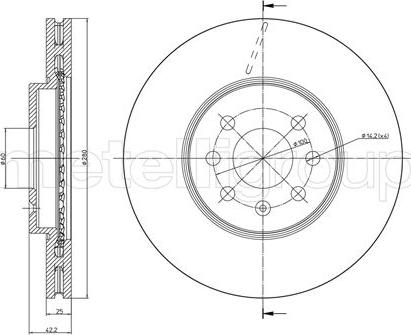 Cifam 800-825C - Disque de frein cwaw.fr