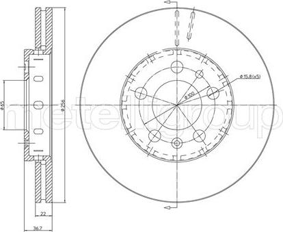 Cifam 800-390C - Disque de frein cwaw.fr