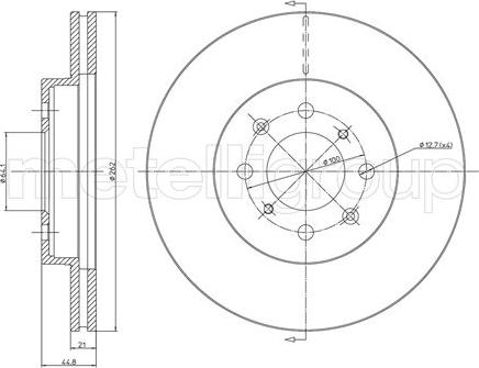 Cifam 800-344C - Disque de frein cwaw.fr