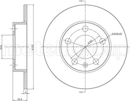 Cifam 800-366C - Disque de frein cwaw.fr