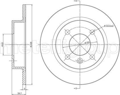 Cifam 800-309 - Disque de frein cwaw.fr