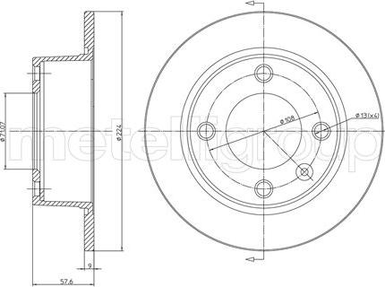 Cifam 800-319 - Disque de frein cwaw.fr