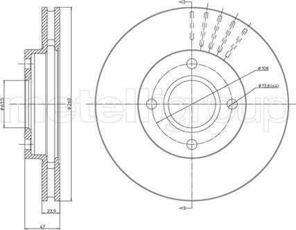 Cifam 800-316 - Disque de frein cwaw.fr