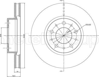 Cifam 800-310 - Disque de frein cwaw.fr