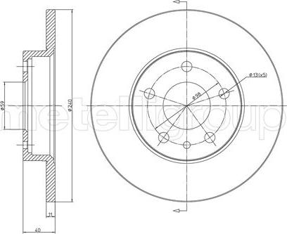 Cifam 800-388C - Disque de frein cwaw.fr