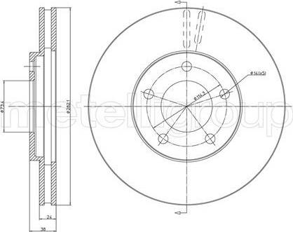 Cifam 800-331 - Disque de frein cwaw.fr