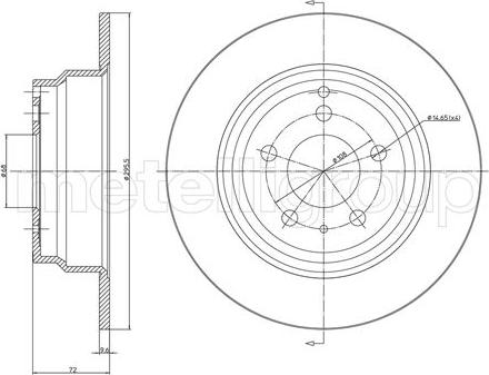 Cifam 800-376C - Disque de frein cwaw.fr