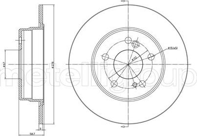 Cifam 800-299 - Disque de frein cwaw.fr