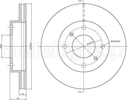 Cifam 800-249C - Disque de frein cwaw.fr