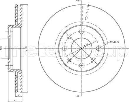 Cifam 800-284 - Disque de frein cwaw.fr