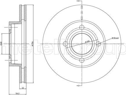 Cifam 800-234 - Disque de frein cwaw.fr