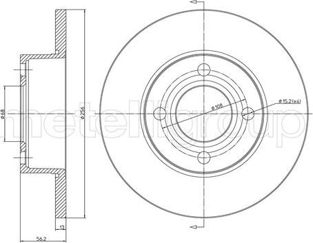 Cifam 800-233 - Disque de frein cwaw.fr