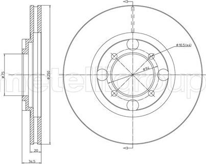 Cifam 800-272 - Disque de frein cwaw.fr