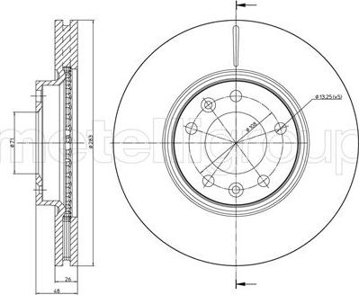 Cifam 800-794C - Disque de frein cwaw.fr