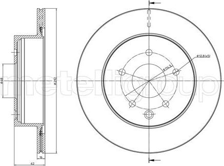 Cifam 800-797C - Disque de frein cwaw.fr