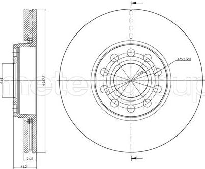 Cifam 800-745C - Disque de frein cwaw.fr