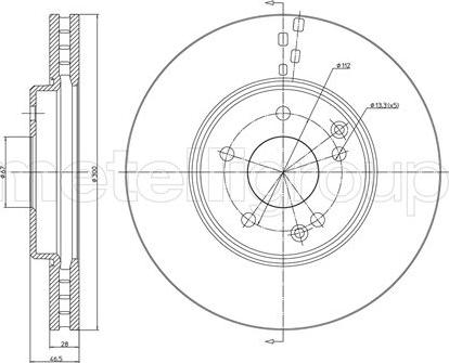 Cifam 800-753C - Disque de frein cwaw.fr