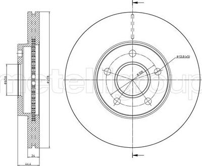 Cifam 800-760C - Disque de frein cwaw.fr