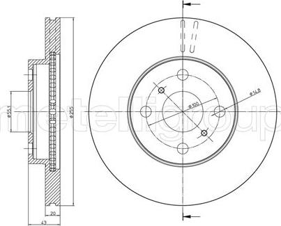 Cifam 800-717C - Disque de frein cwaw.fr