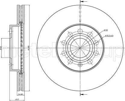 Cifam 800-734C - Disque de frein cwaw.fr