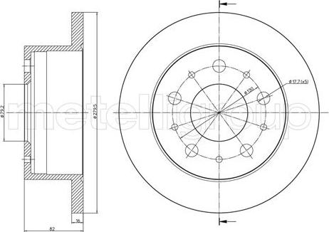 Cifam 800-732 - Disque de frein cwaw.fr