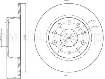 Cifam 800-724C - Disque de frein cwaw.fr