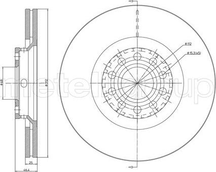 Cifam 800-726C - Disque de frein cwaw.fr