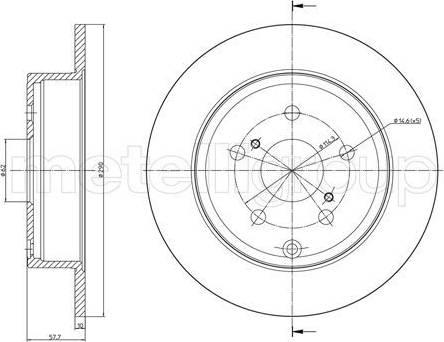 Cifam 800-771 - Disque de frein cwaw.fr