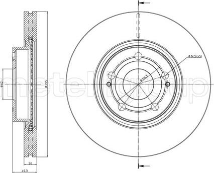 Cifam 800-772C - Disque de frein cwaw.fr