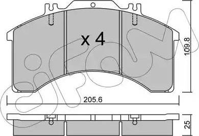 Pagid C3010 - Kit de plaquettes de frein, frein à disque cwaw.fr