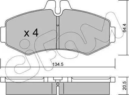 RIDER RD.3323.DB1373 - Kit de plaquettes de frein, frein à disque cwaw.fr